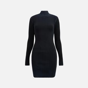 NWT Cotton Citizen Ibiza Turtleneck Mini Dress in Vintage Black sz XS